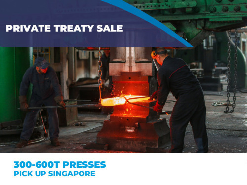 Private Treaty Sale - Aida and Komatsu 300/500/600T Presses (Singapore)