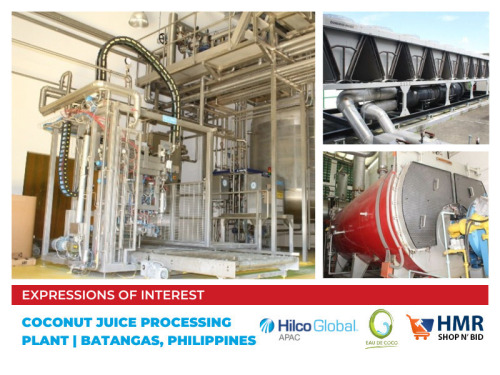Expressions of Interest: Coconut Juice Processing Plant, Philippines