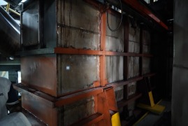 Stainless Steel rectangular storage bin 15 Metric Ton