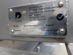 Dynamic Inspection Ltd. Model Phantom Metal Detector, Tunnel Type, sn: DYN 060604 - 2