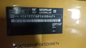 Used - 2011 Caterpillar 3516 Sound Proof 1825 KVA - 0YAS00467 ( Banjar Baru, Kalimantan ) - 6